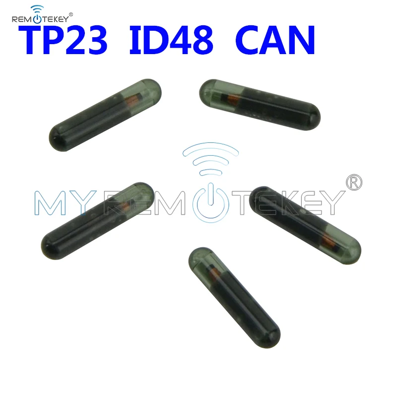 

Remtekey 5pcs Transponder key ID48 CAN chip TP23 glass chip suitable for VW ID 48 chip