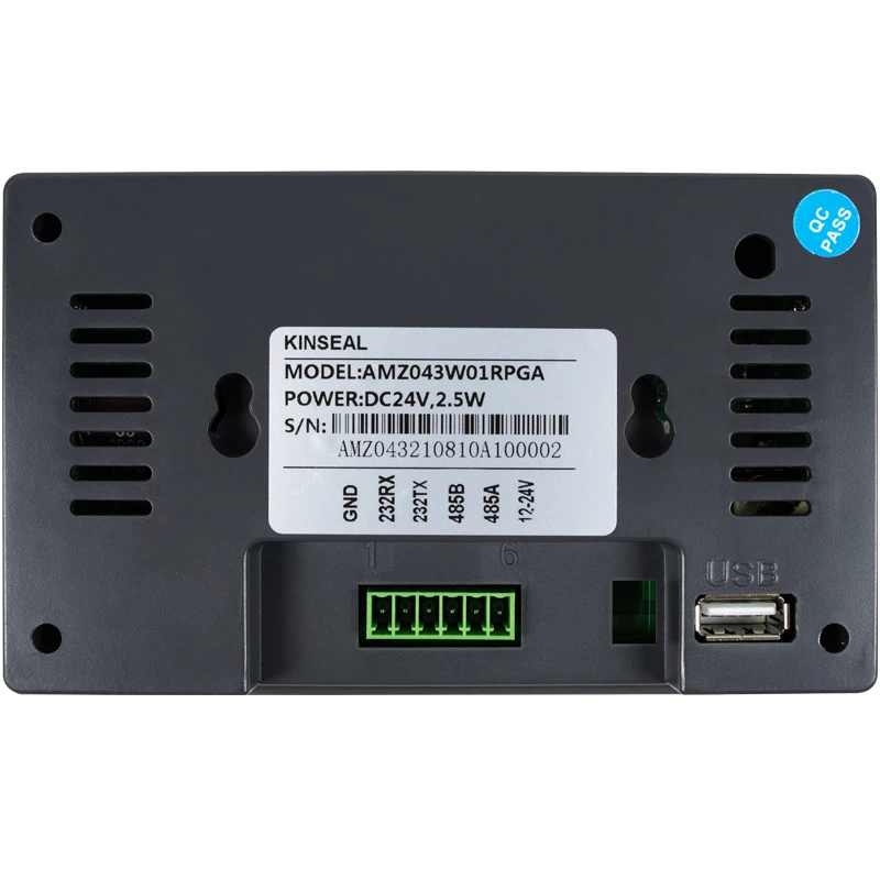 Умный программируемый сенсорный экран HMI 4 3 дюймов TFT LCD RS232 RS485 Modbus RTU цветной