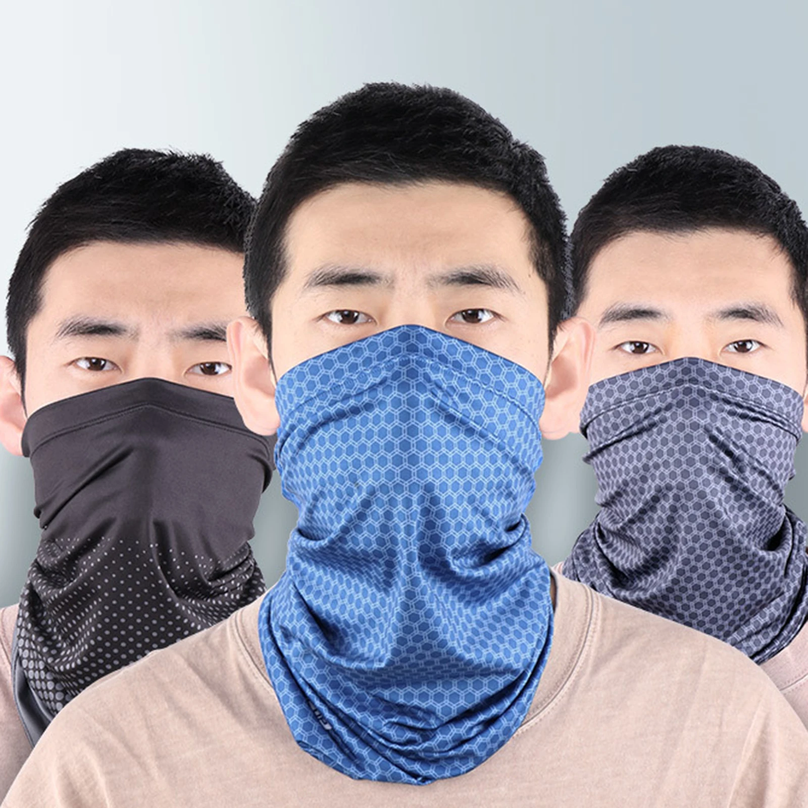 

Охлаждение Шея Гетры ветрозащитный уход за кожей лица крышка UPF50 + UV Защитная шапка-Балаклава шарф бандана для летнего спорта на открытом во...