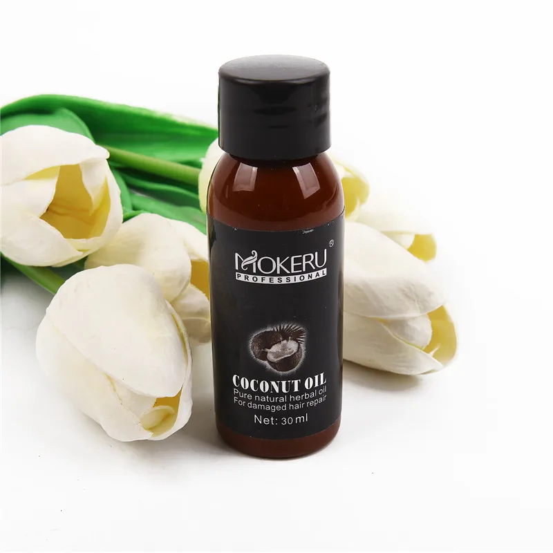 30 мл натуральное органическое кокосовое масло для лечения роста волос средство