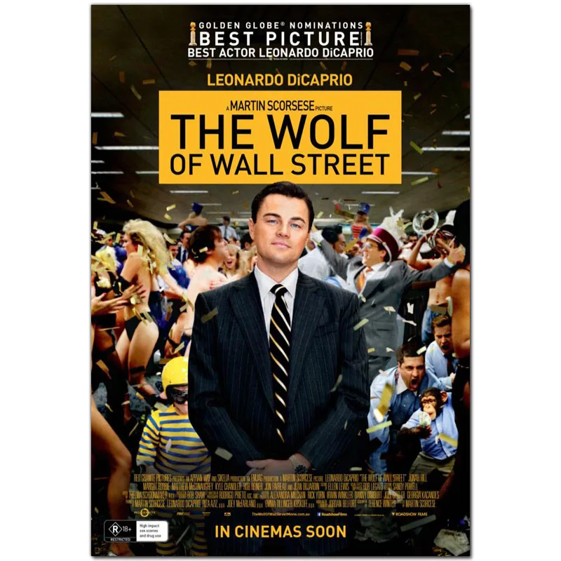 

Classic Leonardo DiCaprio Classic Movie Poster Home Decoration Fashion Canvas Material Wall Poster 20x30cm,27x40cm,30x45cm