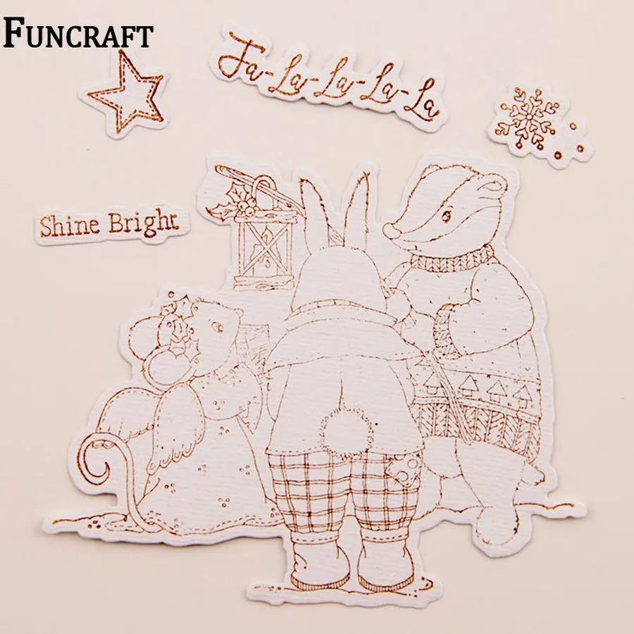 Набор штампов и для скрапбукинга 1 упаковка | Дом сад