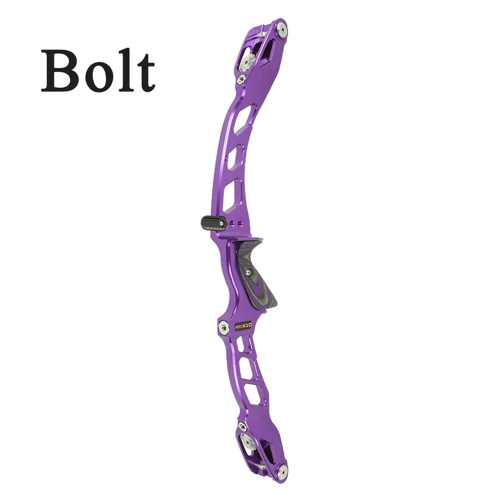 Purple Bolt system Sanlida стрельба из лука чудо X10 высокого класса изогнутый лук стояк 2" CNC мишень ILF стояк деревянная ручка правая рука стрельба Спорт - Цвет: Purple Bolt system