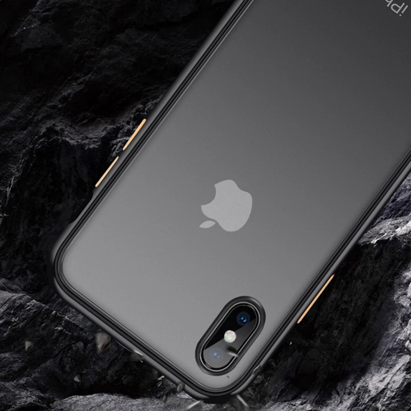 Противоударный матовый чехол CAPSSICUM для iPhone X XS MAX XR чехлы с воздушной подушкой