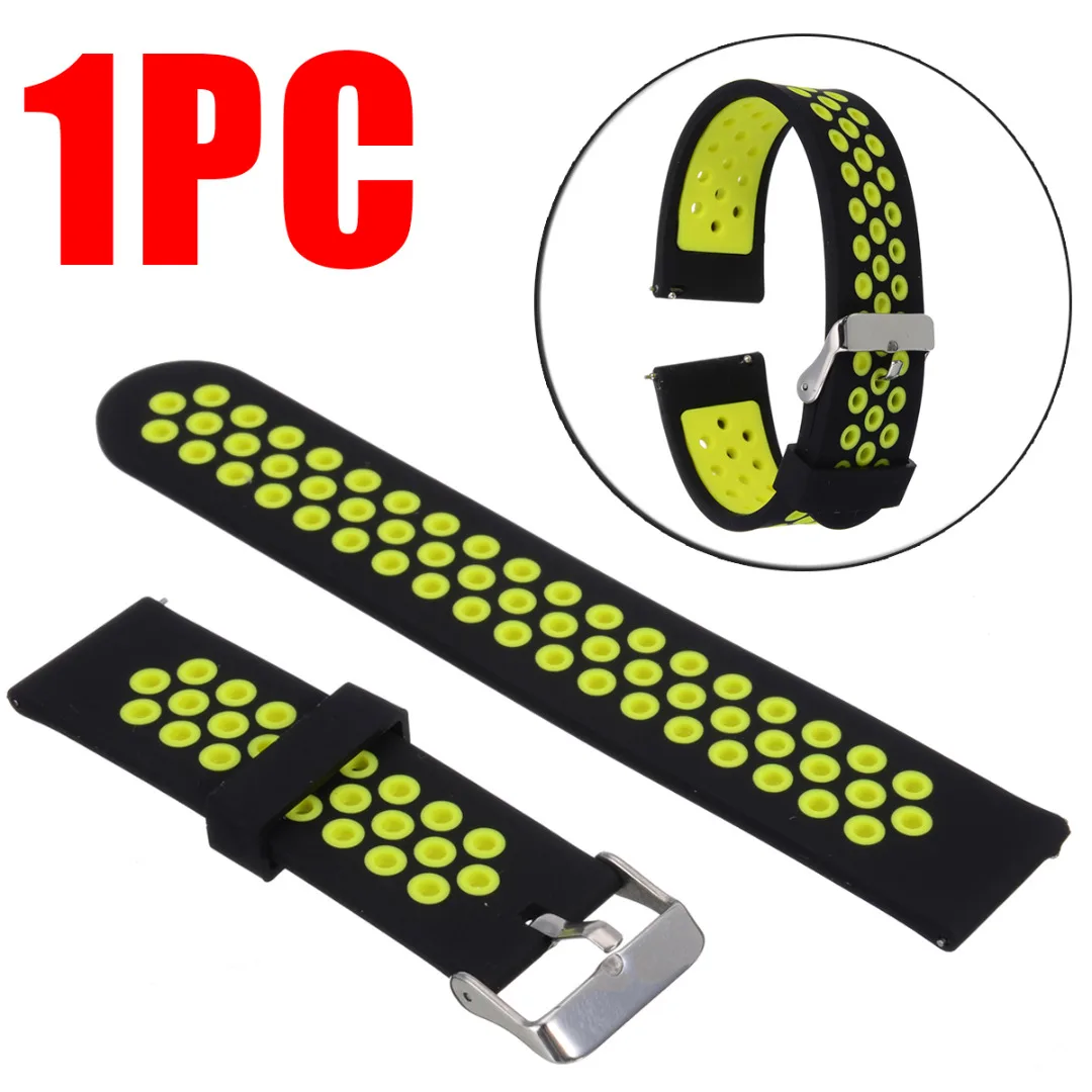 Universal Fashion Colorful for Samsung Galaxy Watch Replacement Silicone Sport Wrist Band Strap Bracelet Watchband 42mm/46mm | Электроника