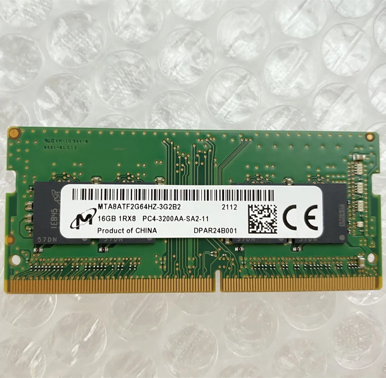

Micron DDR4 16GB 3200MHz Laptop Memoria rams DDR4 16GB 1Rx8 PC4-3200AA-SA2-11 16gb 3200 memroy
