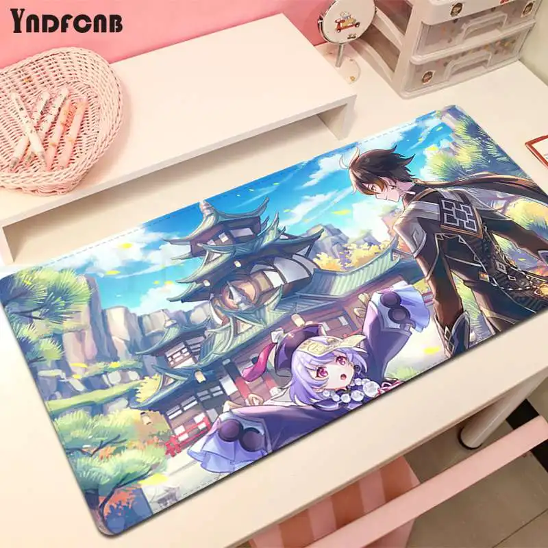 

YNDFCNB High Quality Genshin New Design gamer play mats Mousepad Size for mouse pad Keyboard Deak Mat for Cs Go LOL