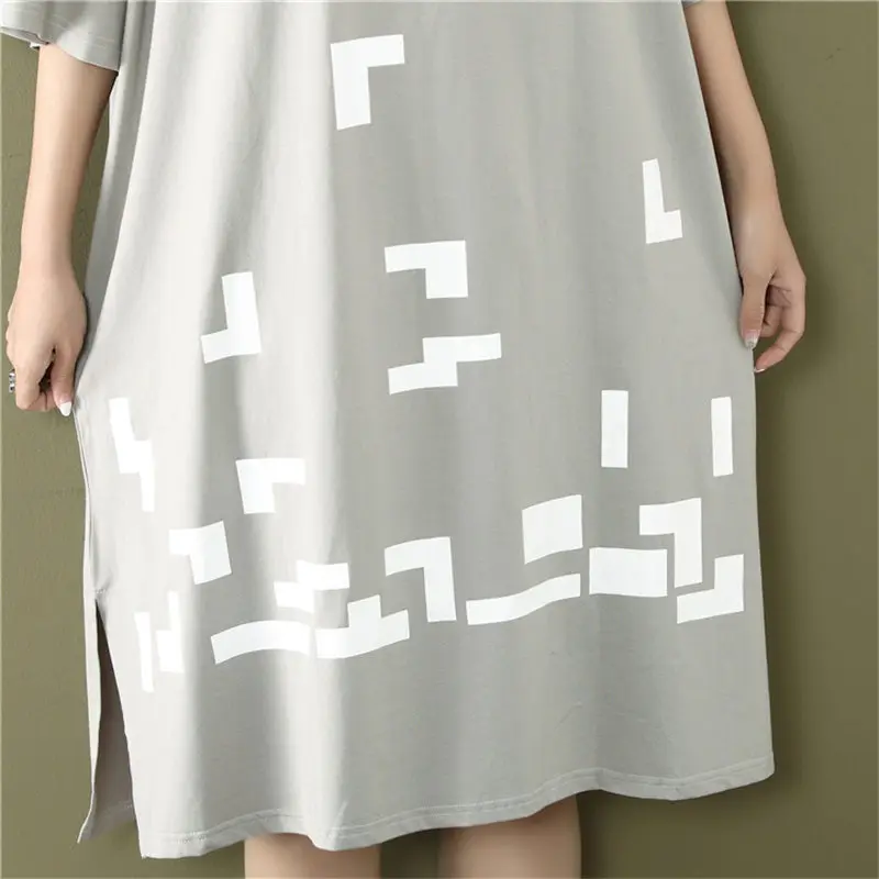 

Plus Size Cotton Sleepwear women Nightgowns nightwear Pyjama Women home clothing sleepwear female Nightdress AD335