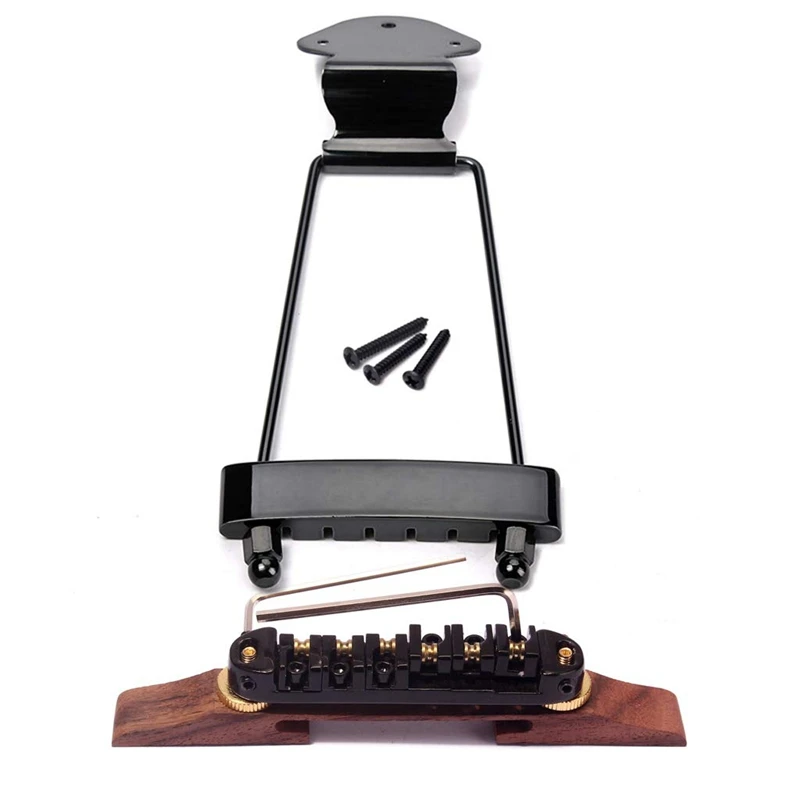 Изысканный 6 струнная гитара джаз Гитара трапециевидный Струнодержатель Седло