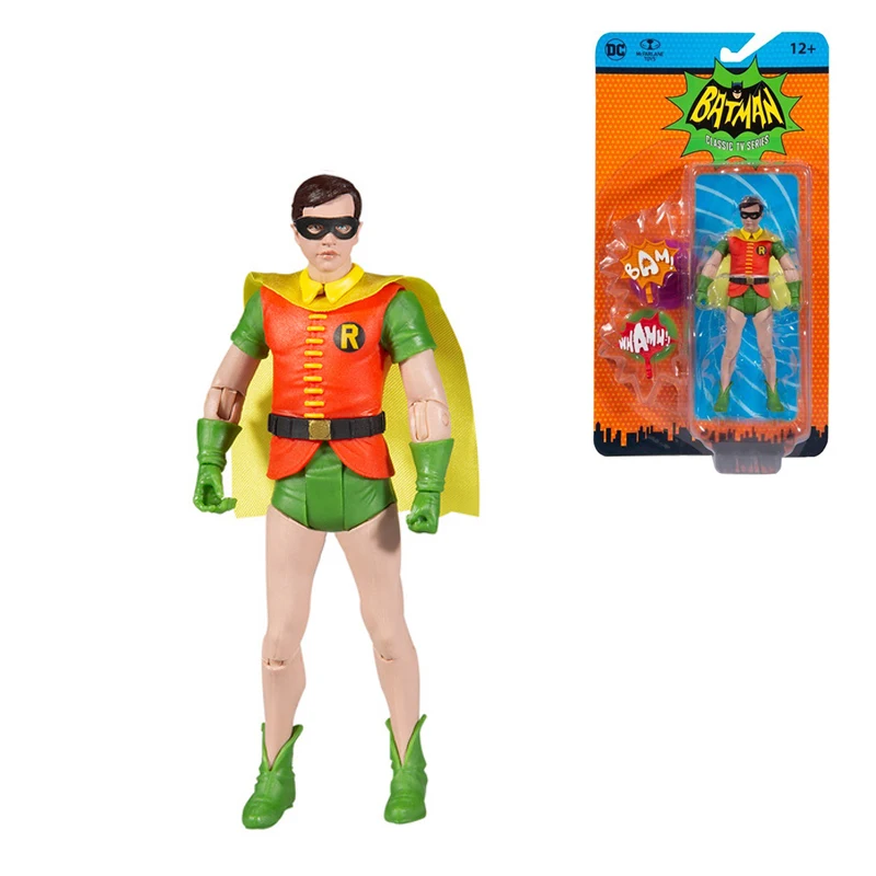 

Original 6inch Mcfarlane Toys Dc Multiverse 1960 Batman Series Robin Action Figure Model Decoration Collection Toy Birthday Gift