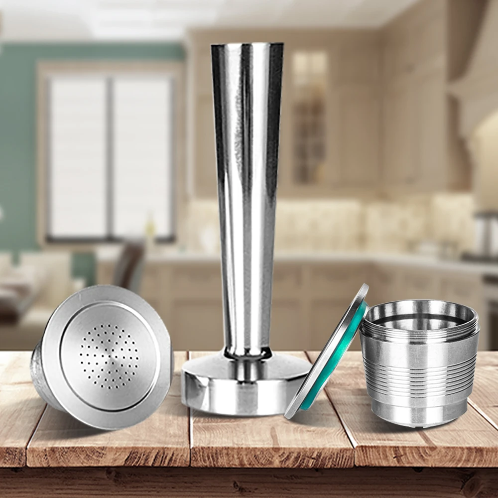 3 шт. многоразовые капсулы для кофе Nespresso Inox|Фильтры кофе| |