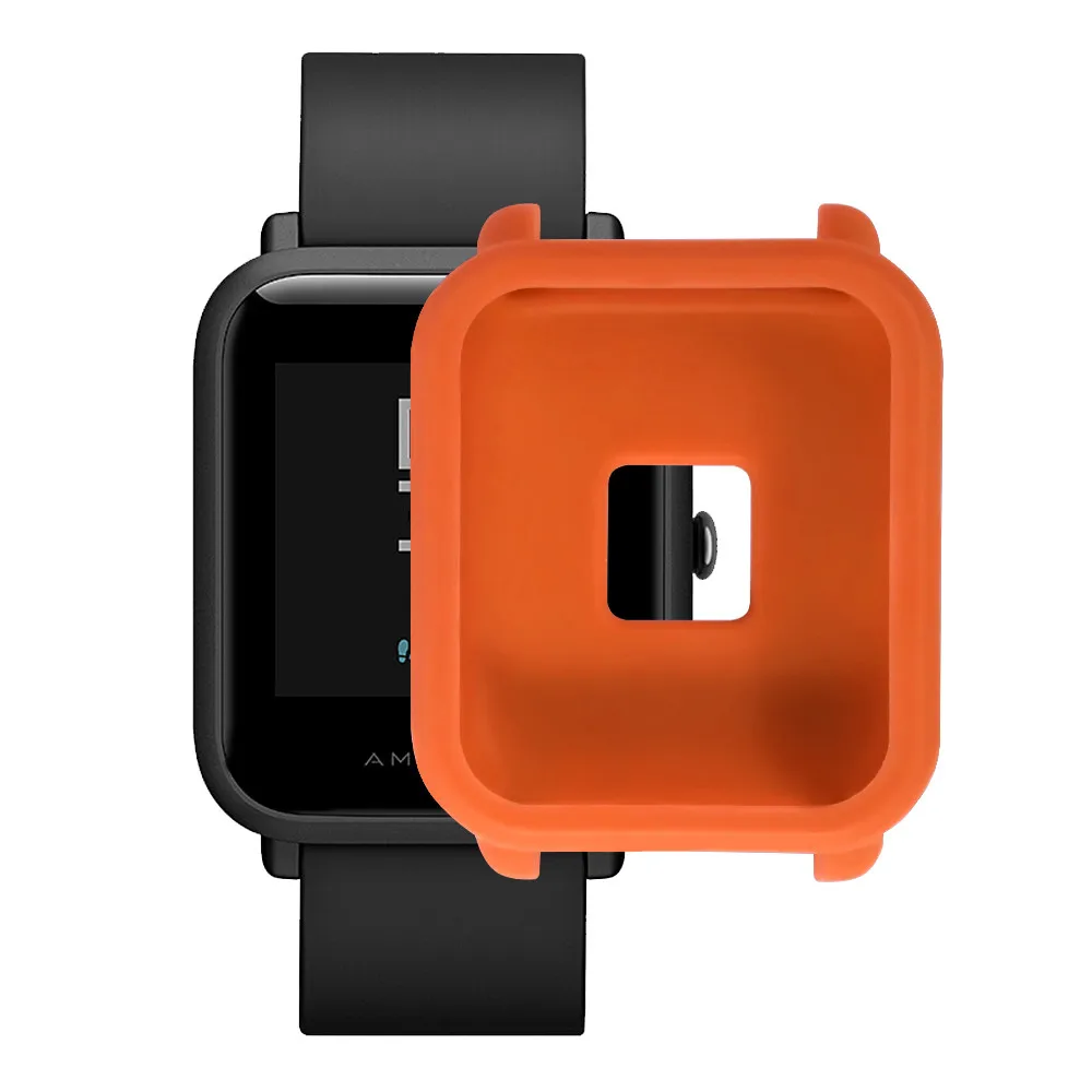 Мягкий силиконовый чехол из ТПУ для Huami Amazfit Bip Youth Watch защита экрана от царапин