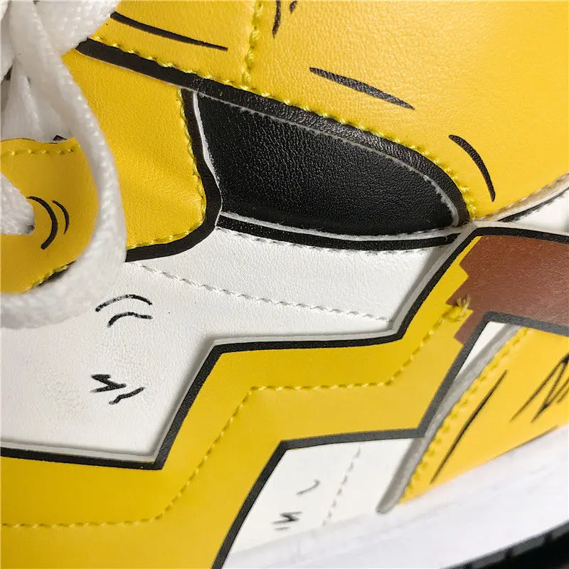 AJ1 cartoon high upper board shoes men sports leather basketball casual 39-44 | Обувь