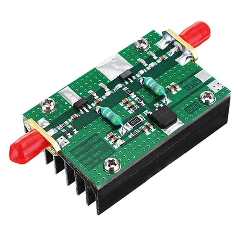1MHz-1000MHZ 35db 3W HF VHF UHF FM передатчик широкополосный RF усилитель мощности для Ham |