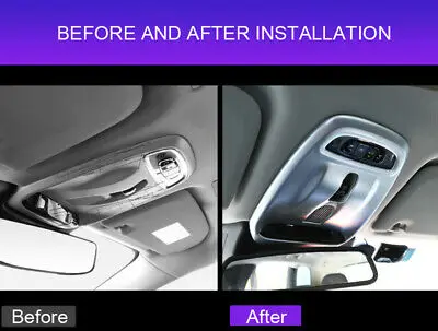 

ABS Matte Inner Front Reading Light Lamp Cover 1pcs For Volvo S90 / V90 17 - 19