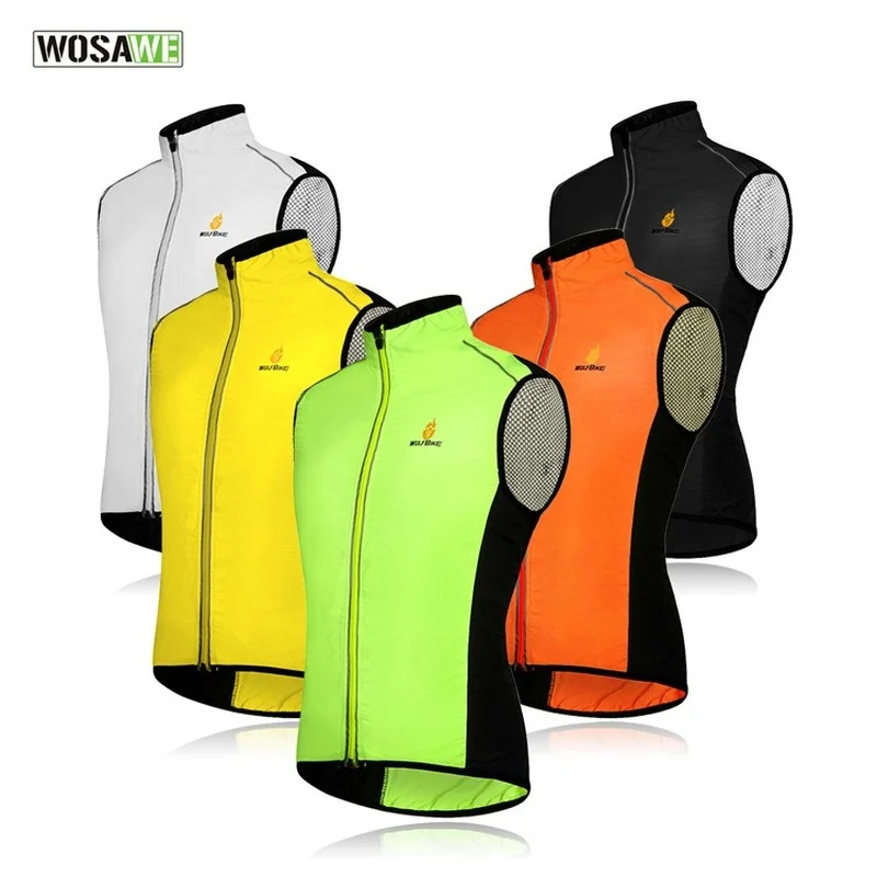 

WOSAWE Fishing Suit Bike Sleeveless Top Cycling Suit Bike Riding Hiking Vest Windbreaker