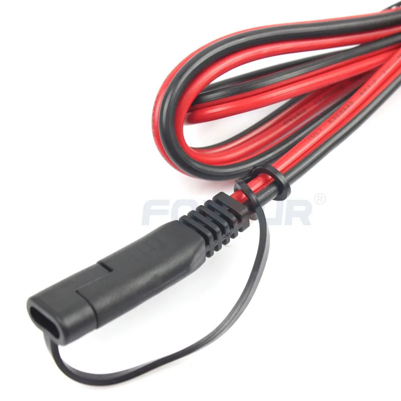 FOXSUR 150 см соединение SAE проводов с крышкой к удлинительному кабелю 16 AWG 2
