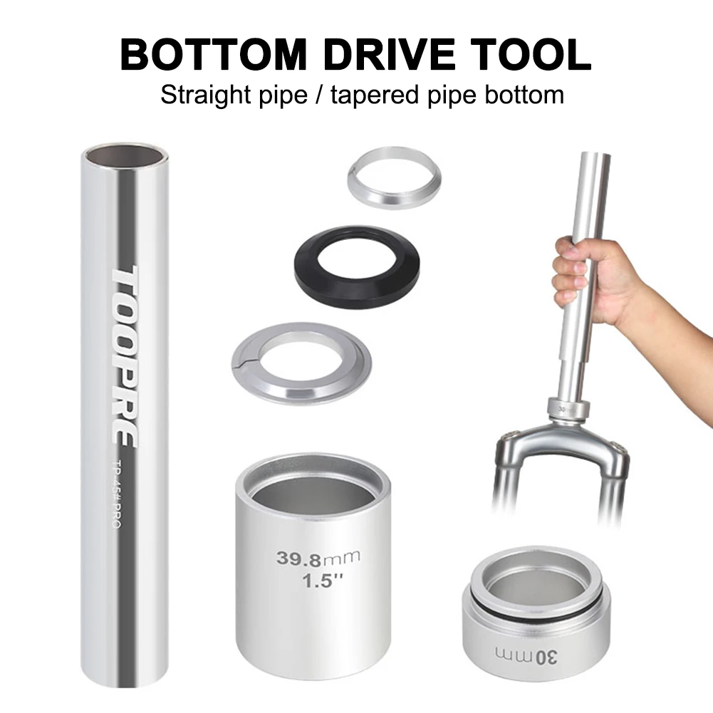 

Aluminum MTB Bike Front Fork Headset Installation Tools Anti- Slip Bicycle Front Crown Bottom Gear Setting Tool Bike Accessories