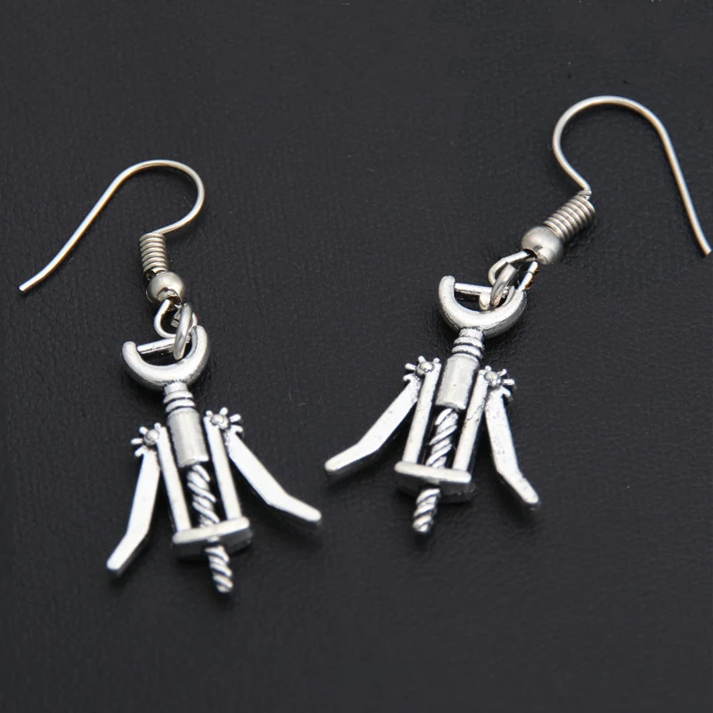 1 пара открывалка для бутылок с вином очаровывающая серьги женщин минимализм