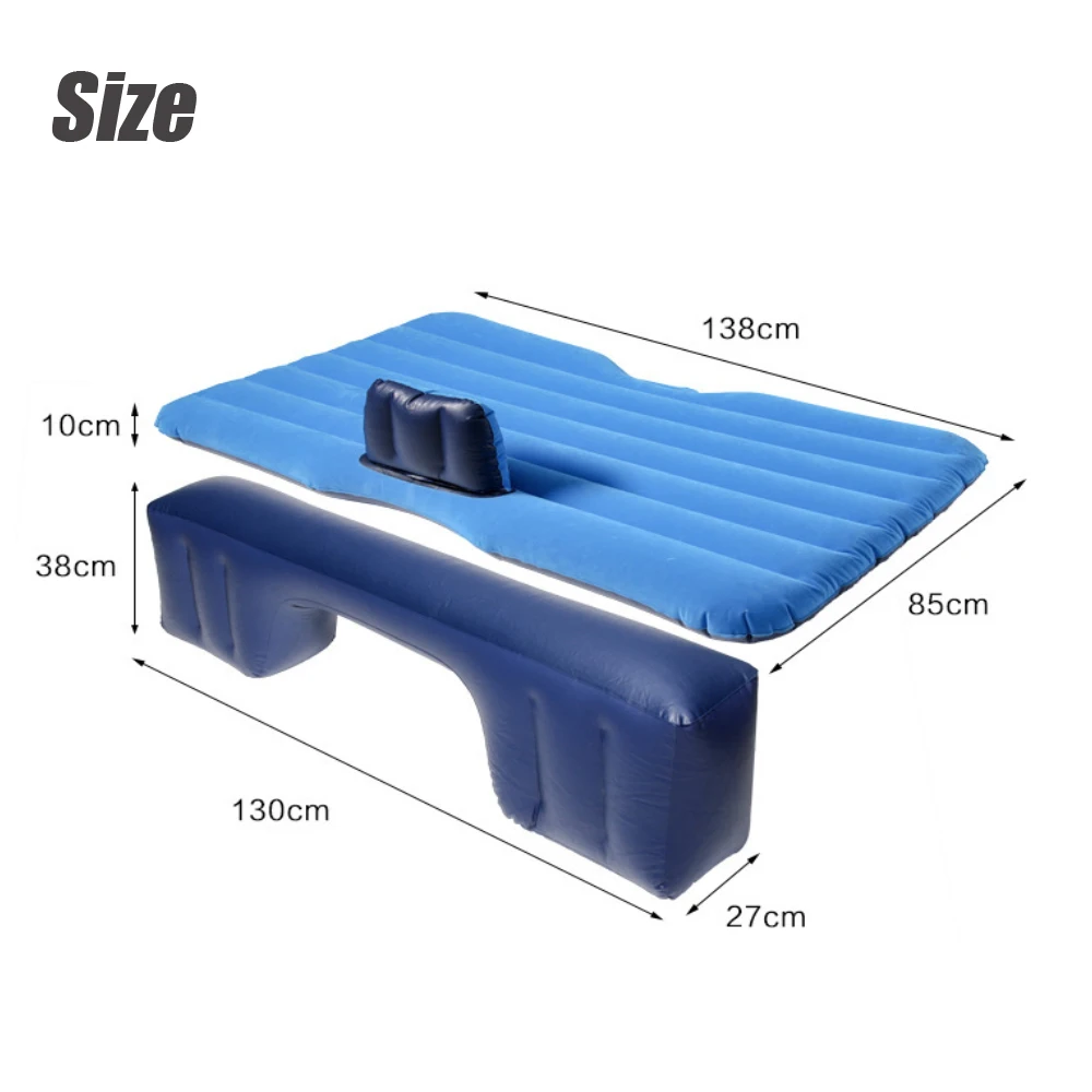 

Car Air Inflatable Travel Mattress Bed Universal for Back Seat Multi Functional Sofa Pillow Outdoor Camping Mat Cushion