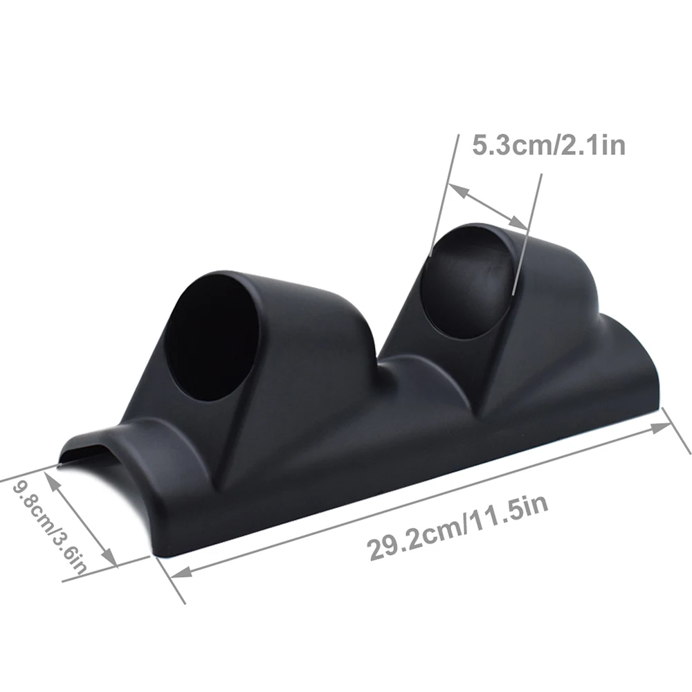 52 мм столб двойное отверстие Gauge Pod Turbo Boost Вода Масло топлива температура воздуха