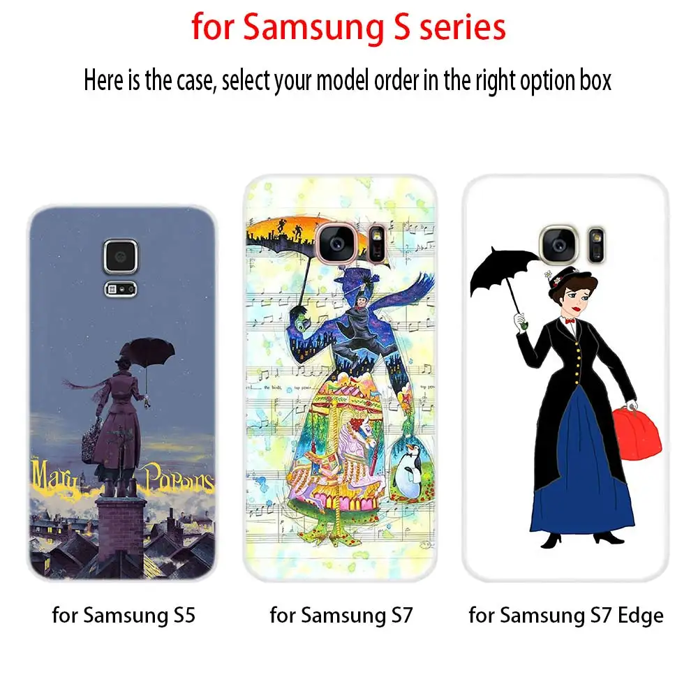 Силиконовый чехол Mary Poppins из ТПУ для Samsung S11 S10 S8 S9 Plus S7 S6 Edge Note 10 8 9 Funda Etui чехлы
