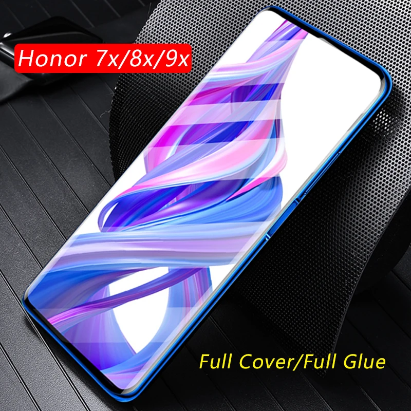 Чехол для телефона из закаленного стекла huawei honor 7x 8x 9x защитные аксессуары honor8x 7 8 9