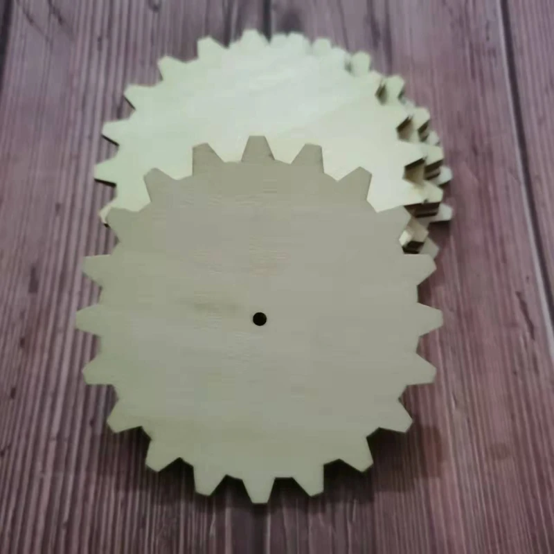 

20pcs DIY hand graffiti wood chip gear science and education toy