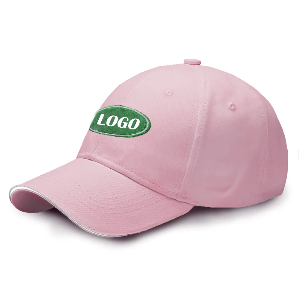 

Car Baseball Cap Embroidery Emblem For Land Rover Auto Logo Sunhat Hat Chapeau Outdoor Headdress Peaked Cap Men Black White Pink
