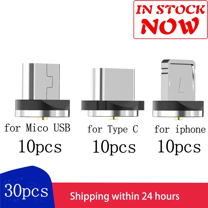 

Магнитный кабель GTWIN Micro USB/Type-C, 8-контактный разъем, для быстрой зарядки телефона, магнитный штекер для iPhone, Samsung, Xiaomi, Reimi