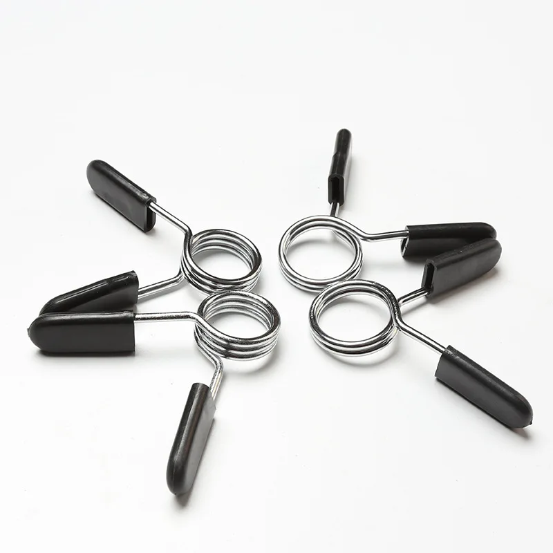 

25/28/30/50mm Barbell Clamp Spring Collar Clips Lock Gym Weight Dumbell Clips Lock Standard Lifting Fitness Accossories