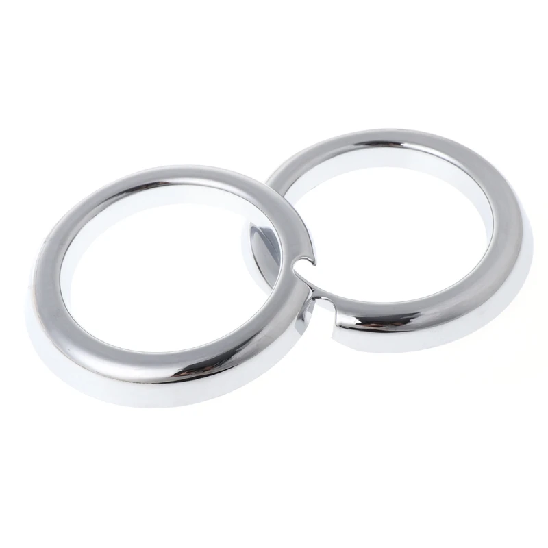 2 шт. хромированный автомобильный передний противотуманный светильник Накладка