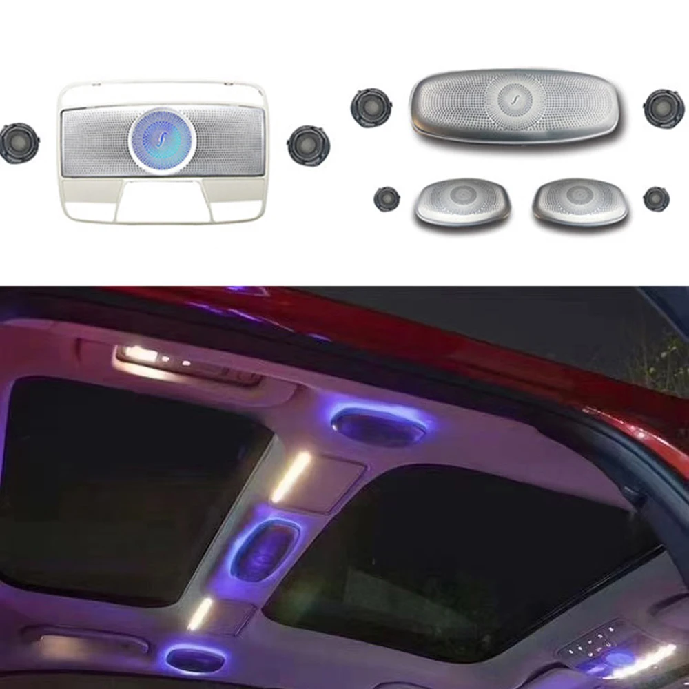 

Автомобильный потолочный светодиодный динамик с окружающим светом 7/64 цветов для Mercedes Benz C/E/S-Class W213 W222 W205 X253 динамик динамика
