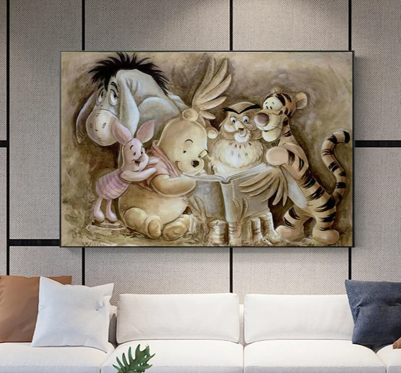 

CraftArtGo 5D Алмазная вышивка с Винни-пухом для м/ф Винни-Пуха и полностью квадратные Стразы мозаика, вышивка крестиком на рисунке, со стразами в ...