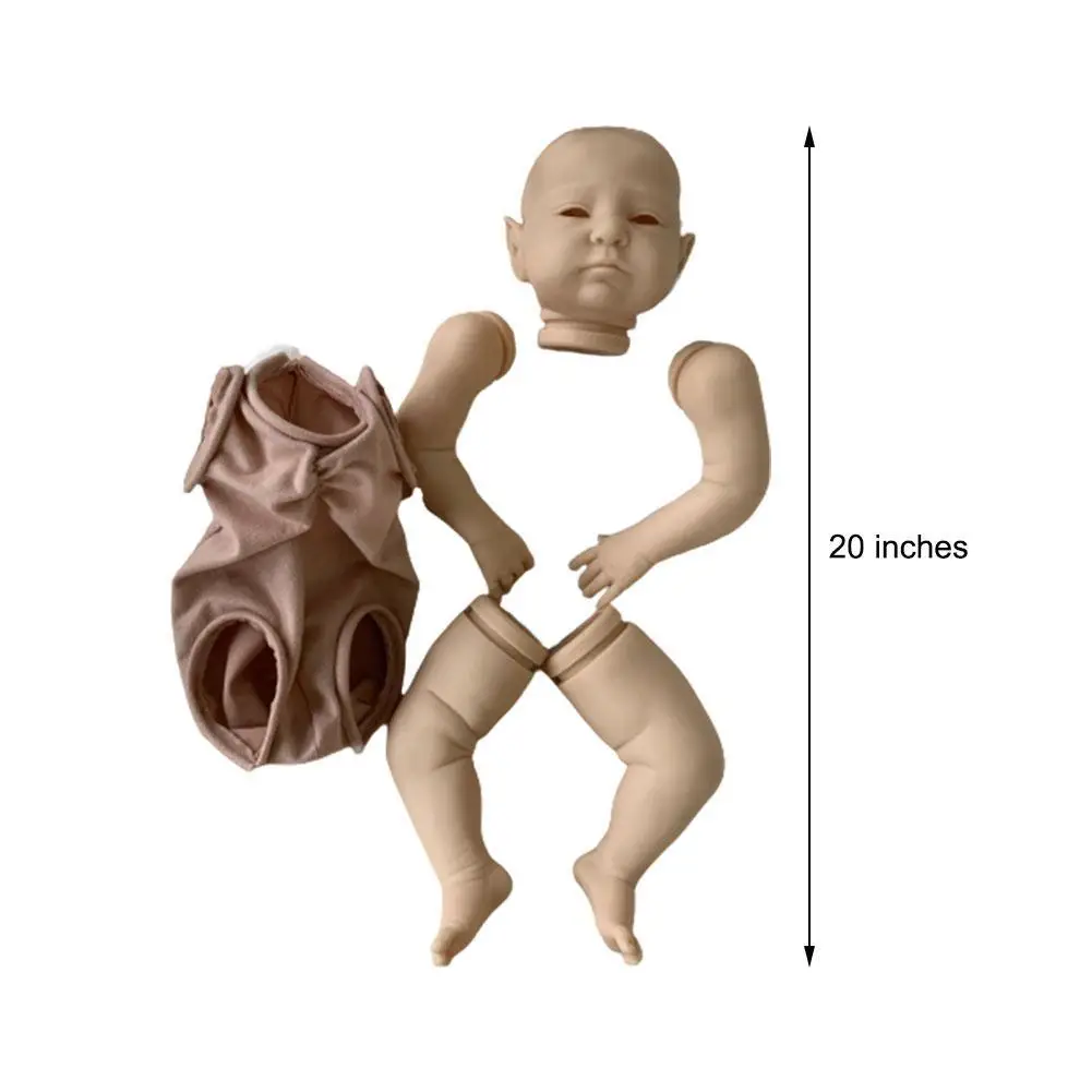 

20 Inch Elf Destiny Fairy Sweet Baby's Rebirth Doll Set Unfinished Doll Parts