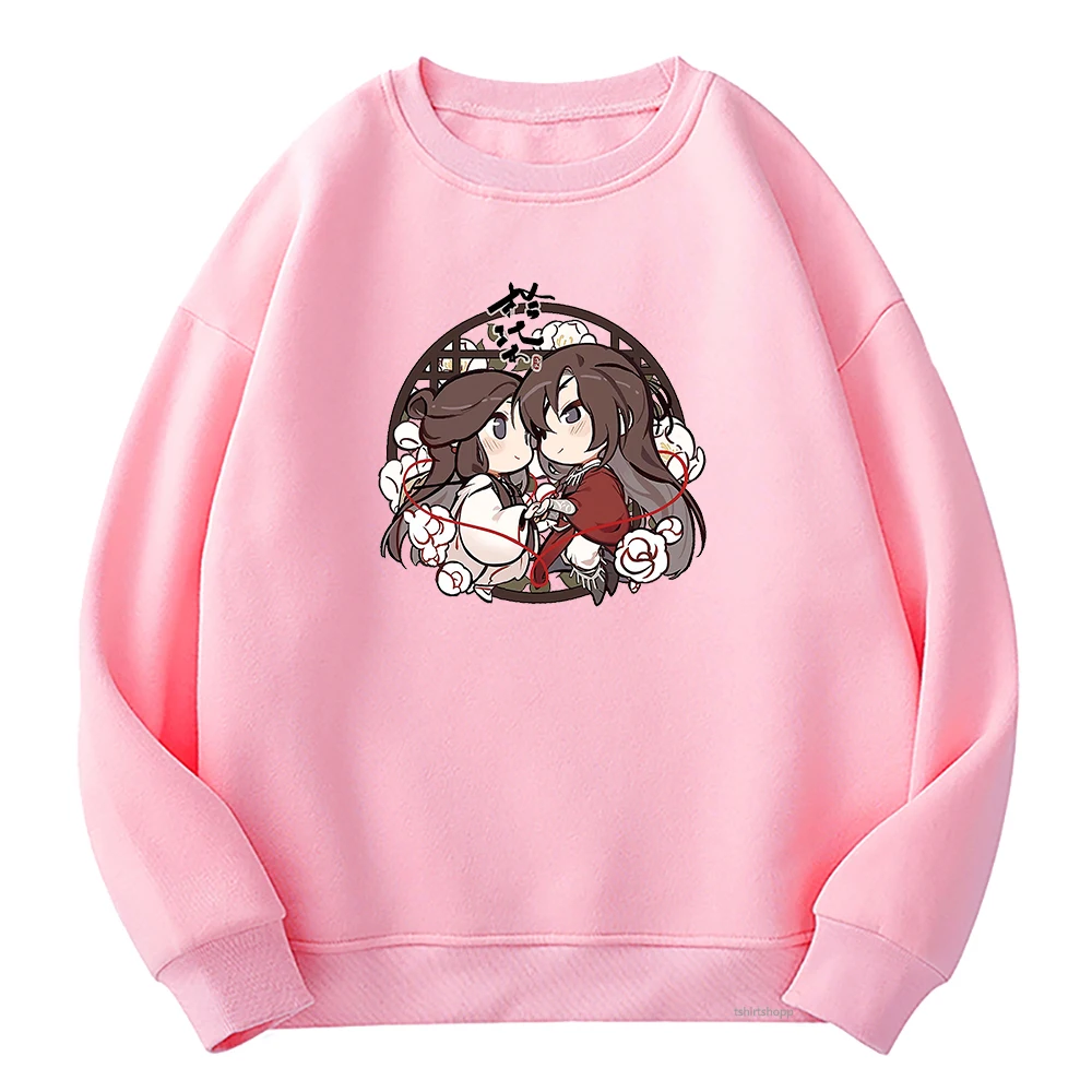 

Hot Anime Heaven Official's Blessing Hoodie Xie Lian and Hua Cheng Womens Oversized O-Neck Hoodies Fleece Pullover Sweatshirts