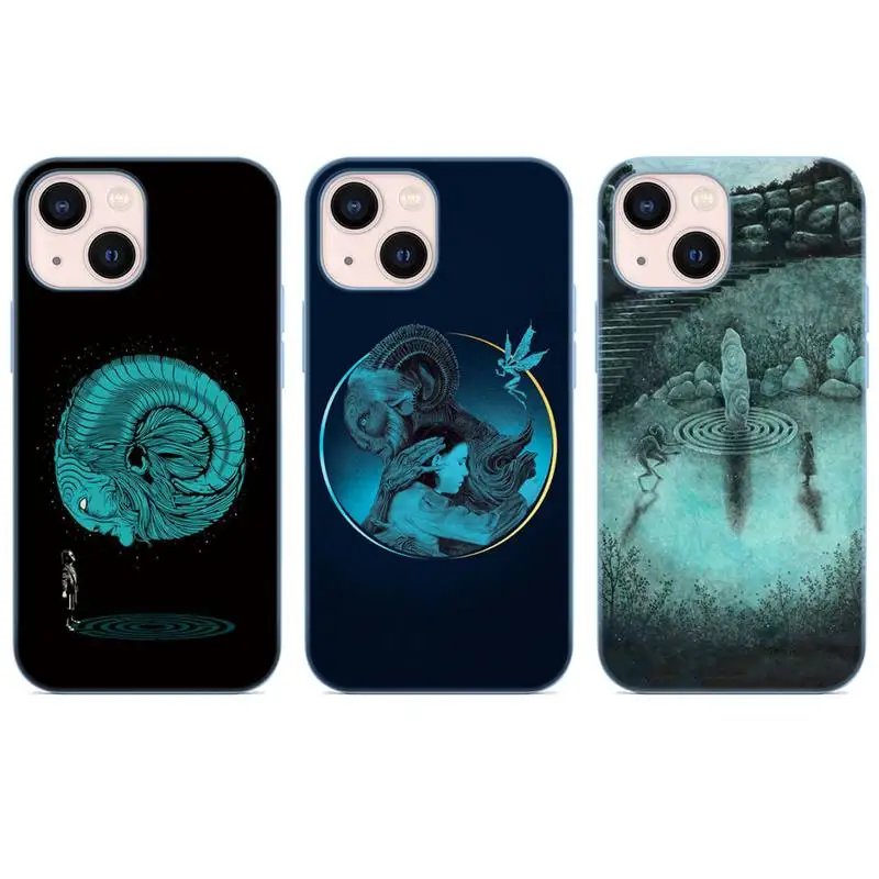 

Pans Labyrinth Fantasy Movie Phone Case Purple Color For iPhone 13 12 11 Mini Pro X XR XS Max 6 7 8 Plus Cover Funda
