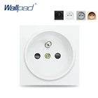 Wallpad Luxury EU французская розетка, функциональная клавиша электрической розетки для модулера всего 52*52 мм