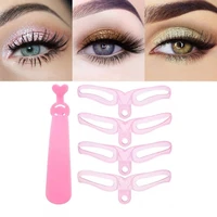 4pcs eyebrow cards handheld eyebrow holders ladies eyebrow stickers eyebrow make up assist tool beauty tool