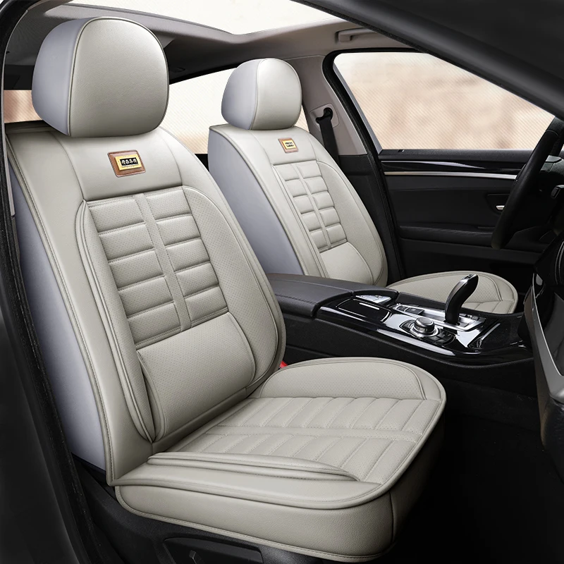 Full Coverage Eco-leather auto seats covers PU Leather Car Seat Covers for nissanterrano 2 tiida versa x-trail t30 t31 t32 xtra
