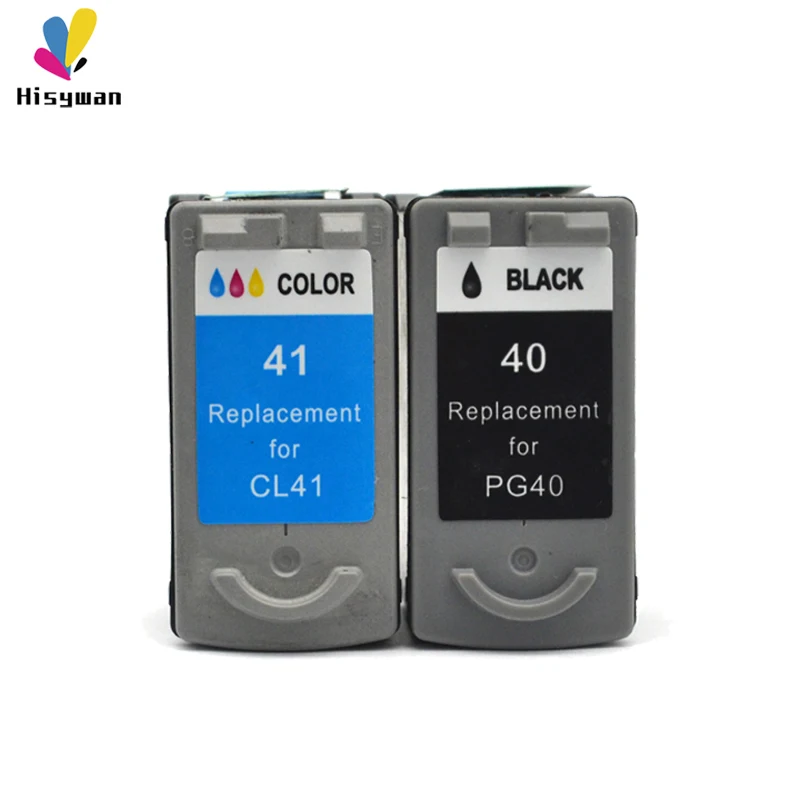 Hisywan PG40 CL41 чернильный картридж для Canon PG 40 Pixma MP140 MP150 MP160 MP180 MP190 MP210 MP220 MP450 MP470 принтер PG-40 CL-41