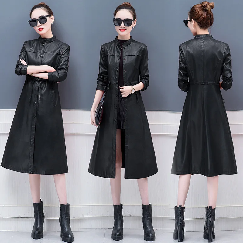 Куртка из искусственной кожи женская черная винно красная плюс размер Moto PU