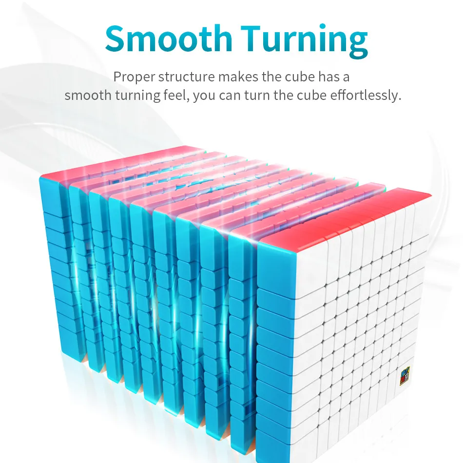 10x10 Moyu MoFang JiaoShi Meilong Cube MEILONG без наклеек 10x10x10 Кубинг Профессиональный куб Speed Рубика