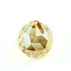 Хрустальный шар для люстры, 30 мм, 1 шт., различные цвета, стеклянные граненые призмы, подвеска для штор