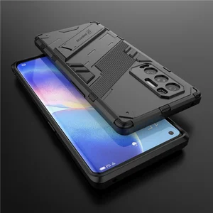 for oppo reno5 pro plus 5g case cover shockproof silicone bumper stand holder armor phone back cover reno 5 pro plus accessories free global shipping