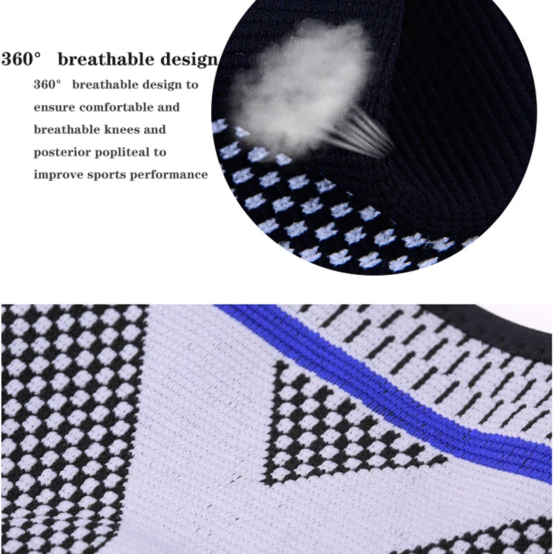 

Sports knee pads silicone anti-collision spring support basketball knee pads riding running fitness outdoor protective gear