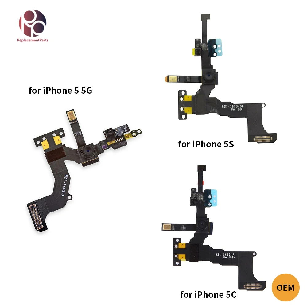 5 шт. Фронтальная маленькая камера гибкий кабель для iphone 5c 5s se 6 6s plus 6P датчик