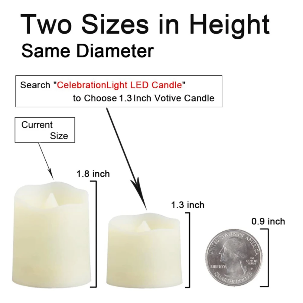 

12pcs LED Candle Light Realistic Tea Candle Light Flameless Electric Candle Lights For Home Garden Control Fake Candles Lights