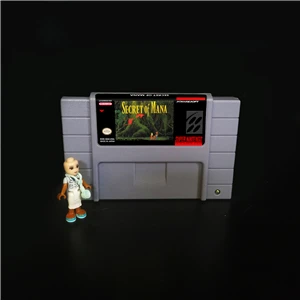 Secret of Mana 1 2 RPG игровой Картридж с аккумулятором Save 16 bit 46 pin Версия США|secret mana|secret mana