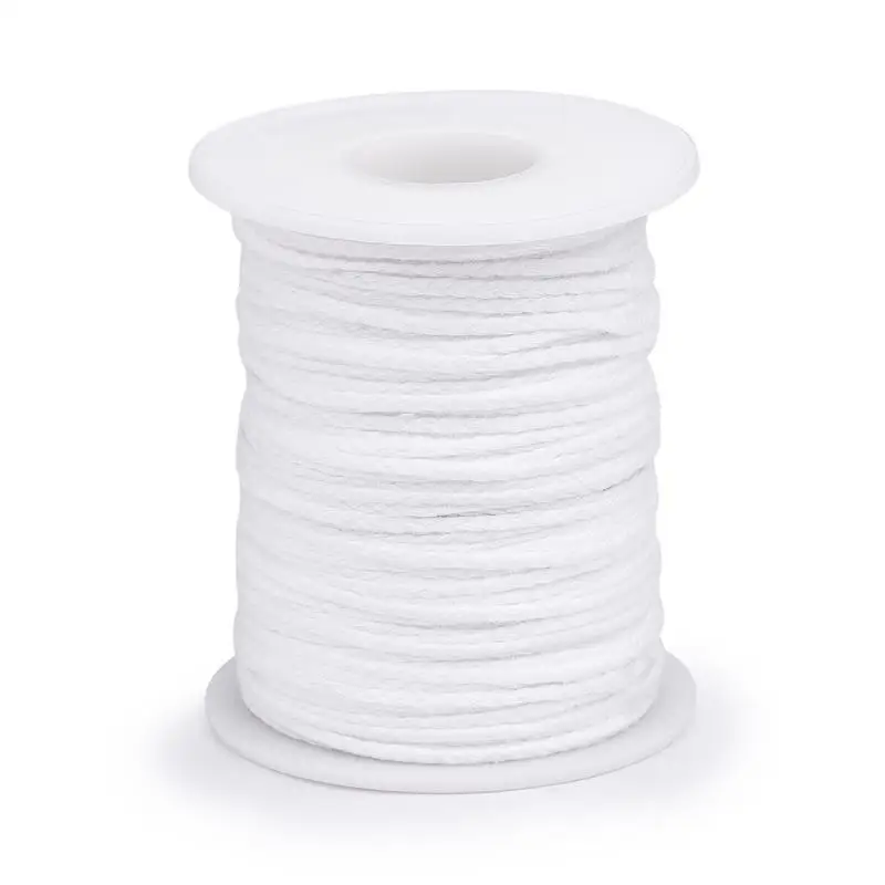 1 рулон 200 средства ухода за кожей стоп 61 м белая свеча фитильный хлопок Core лампы в